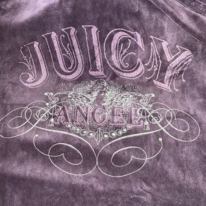 Juicy Couture Angel Bling Velour Track Jacket